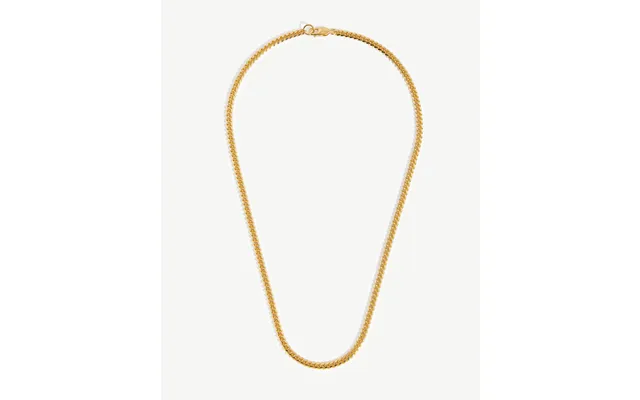 Mens Round Curb Chain Necklace