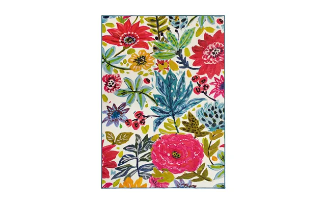 Floral Bloom Multicolor Washable Rug