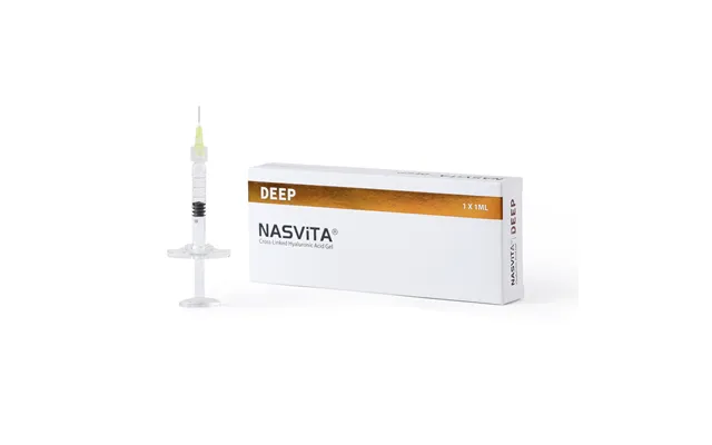 Nasvita Cross Linked Hyaluronic Acid Filler Deep 1 Ml For Nasolabial Folds