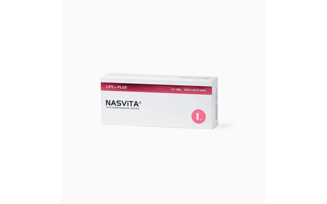 Nasvita Lips L-plus Hyaluronic Acid Filler With Lido For Lip Augmentation 1 Ml * 2 Syringes