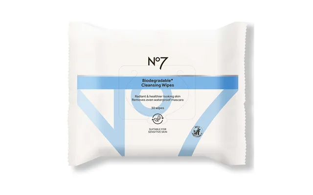 No7 Biodegradable Cleansing Wipes 30 Count