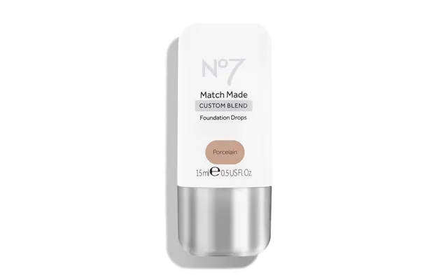 No7 Match Made Foundation Drops 0.50 Fl Oz - 1 Porcelain