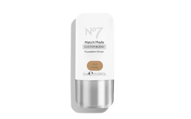 No7 Match Made Foundation Drops 0.50 Fl Oz - 14 Cool Honey
