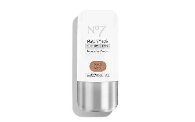 No7 Match Made Foundation Drops 0.50 Fl Oz - 21 Deeply Toffee