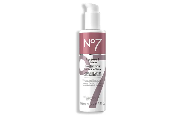 No7 Restore & Renew Cleansing Lotion 6.7 Fl Oz