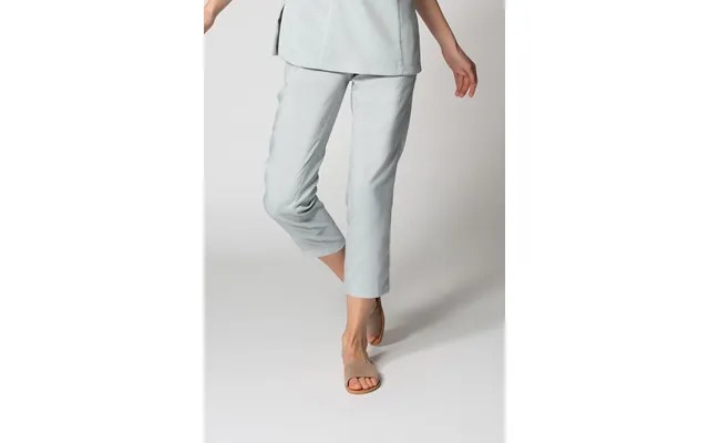 Faux Linen Women's Crop Pant