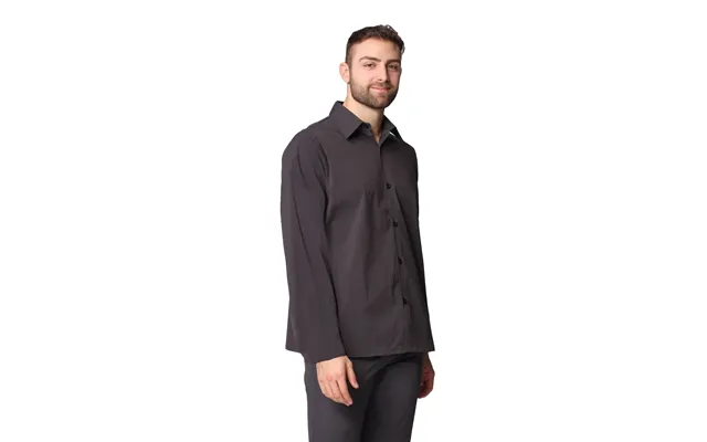 Unisex Shirt Collar Long Sleeve