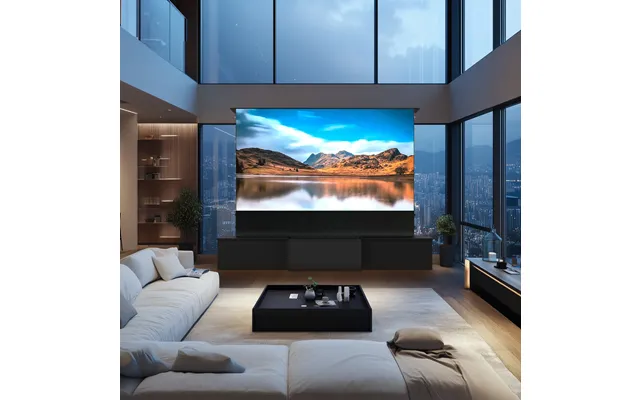 100-120 Shore Black Motorized Laser Tv Flat Pack Cabinet