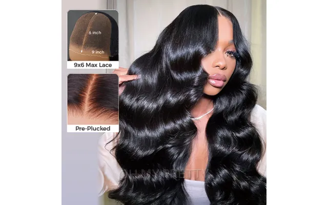 Ohmypretty Wear Go Glueless 9x6 Lace Body Wave Wig M Cap Pre Cut Lace With Natural Hairline Mini Knots