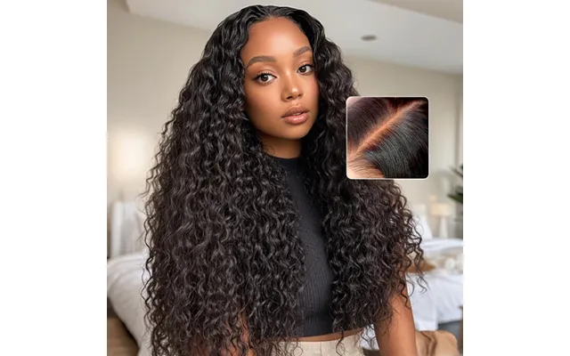 Ohmypretty Wear Go Glueless Water Wave 9x6 Lace Wig M Cap Pre-bleached Mini Knots Pre-plucked