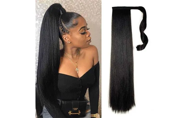 Straight Wrap Around Ponytail Human Hair Extension