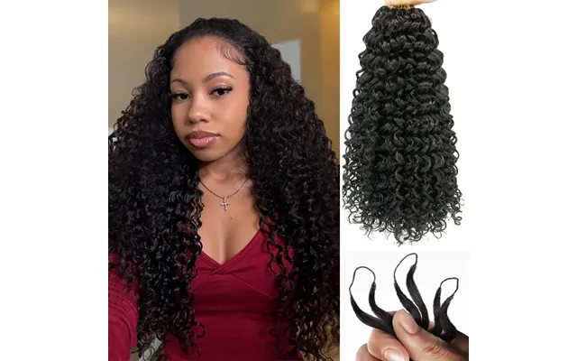 Water Wave Crochet Human Hair For Natural Boho Braids Miracle Knots Ready Time-saving Pre-separated Tangle Free