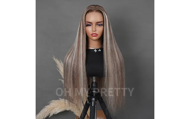 Wear Go Glueless Highlight 4 613 Color Straight 6x4 Lace Wig With Pre-plucked Hairline