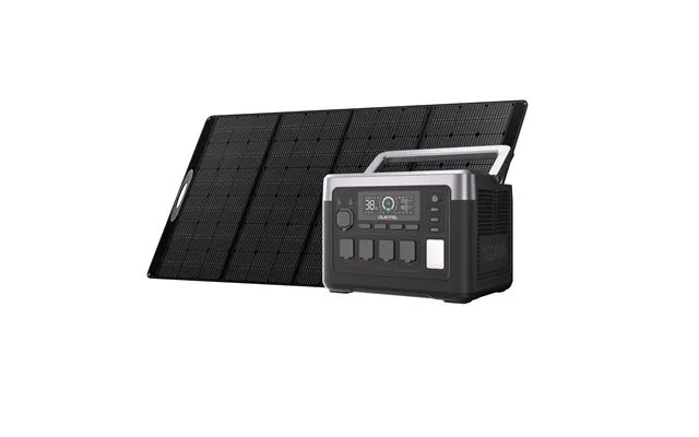 Oukitel P1000 Plus Portable Power Station 1800w 1024wh - P1000 Plus 400w Solar Panel