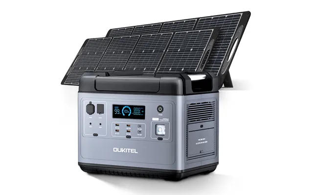 Oukitel P2001 Solar Generator - P2001 2*200w Portable Solar Panel