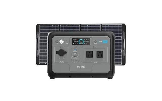 Oukitel P800 Portable Power Station 800w 512wh - P800 Pv100 Solar Generator