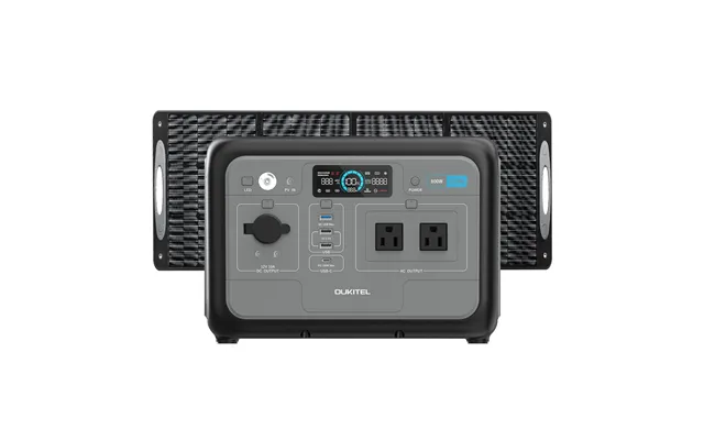 Oukitel P800 Portable Power Station 800w 512wh - P800 Pv200 Solar Generator