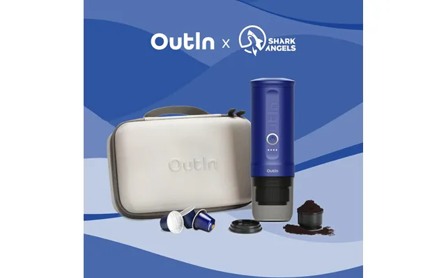 Nano Portable Espresso Machine Set Ocean Blue