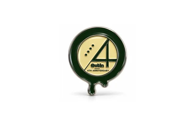 Outin 4th Anniversary Pin