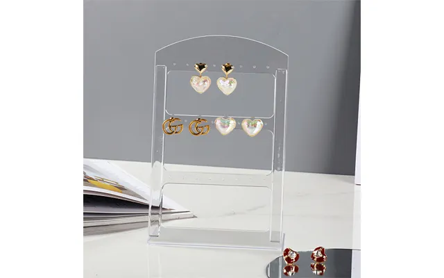 3-tier Plastic Slant Back Earrings Display Stands