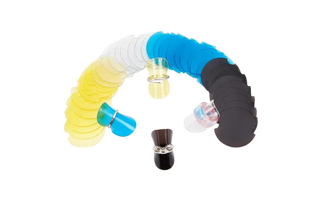 40pcs 4 Colors Plastic Jewelry Ring Display Planks