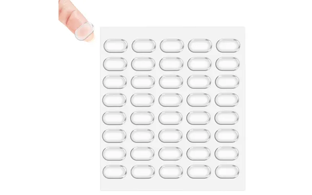 60pcs Transparent Acrylic Double-sided Adhesive Stickers