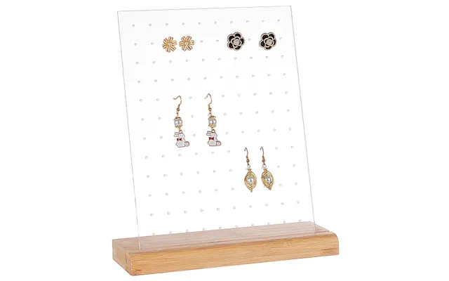 Acrylic Slant Back Earrings Display Stands