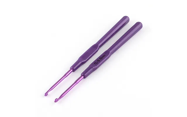 Aluminum Crochet Hooks With Plastic Handle Covered