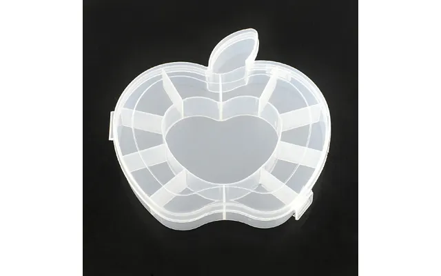 Apple Plastic Bead Storage Containers