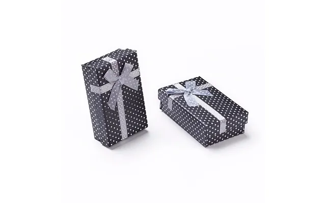 Cardboard Necklace Boxes With Bowknot And Sponge Inside