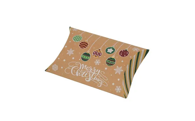 Christmas Theme Cardboard Candy Pillow Boxes
