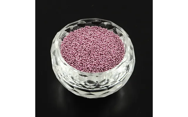 Color Plated Diy 3d Nail Art Decoration Mini Glass Beads