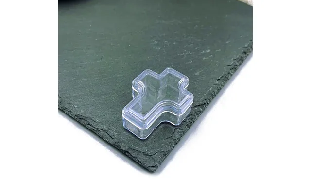 Cross Shaped Portable Pvc Small Jewelry Storage Boxes With Lid
