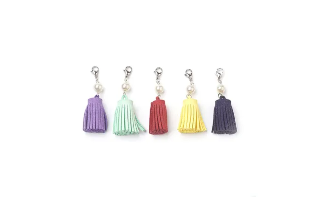 Faux Suede Cord Tassel Pendant product image