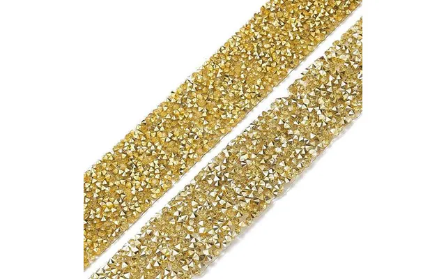 Glitter Resin Hotfix Rhinestone Hot Melt Adhesive On The Back