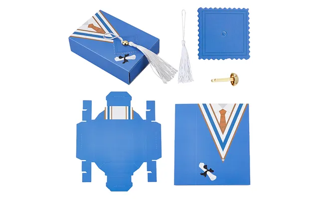 Graduation Gown Rectangle Paper Drawer Candy Boxes