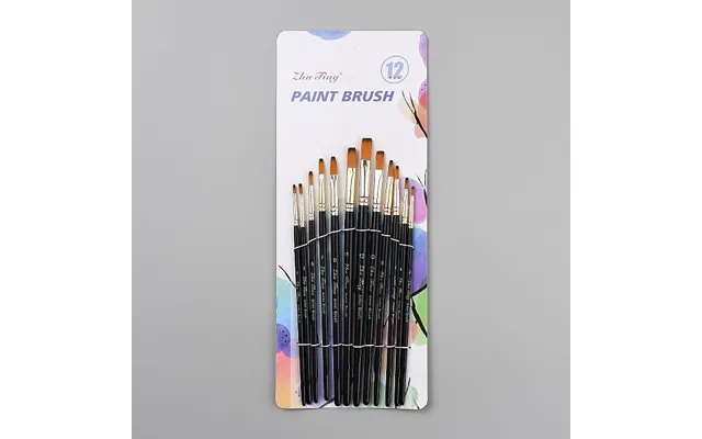 Nylon Paint Brushes With Wood Handle
