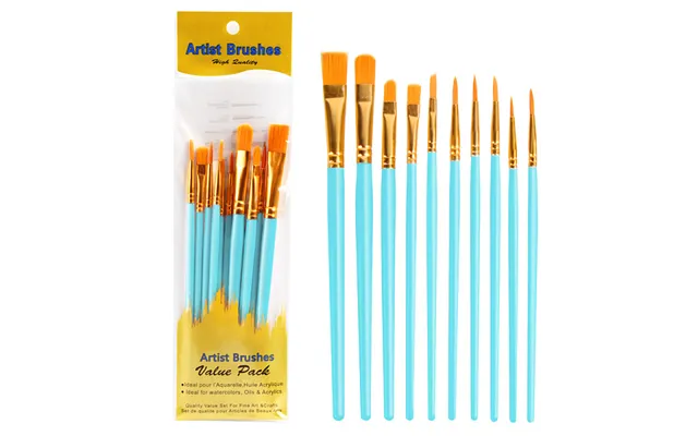 Paint Plastic Brushes Set