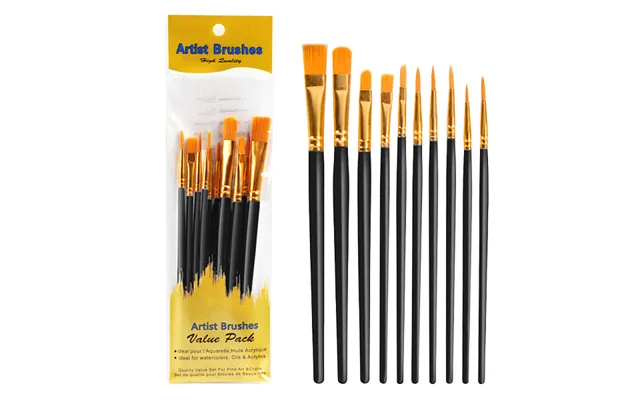 Paint Plastic Brushes Set