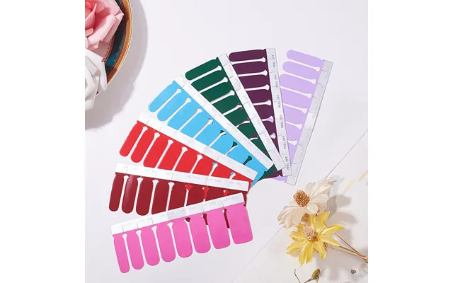 Solid Color Full Cover Best Nail Stickers
