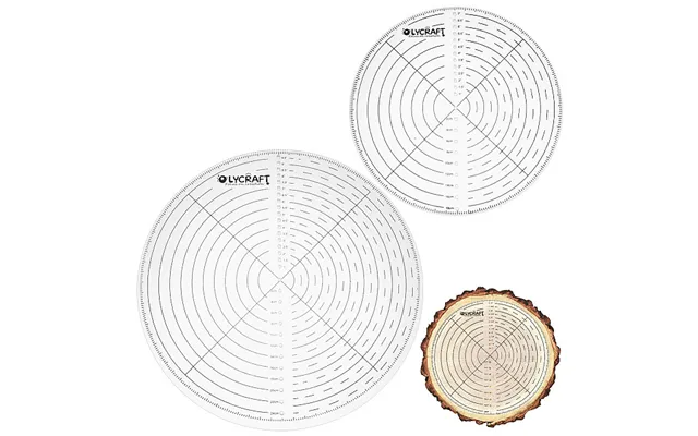Transparent Acrylic Round Center Finder Compass