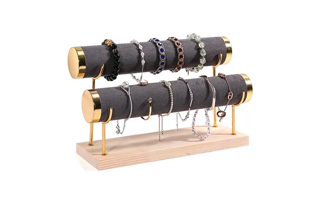 Velvet 2 T Bar Bracelet Display Rack