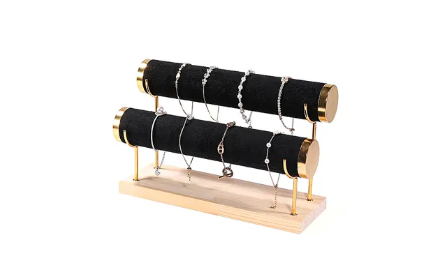 Velvet 2 T Bar Bracelet Display Rack
