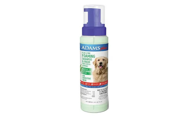 Adams - Adams Foaming Flea And Tick Shampoo With Aloe And Cucumber