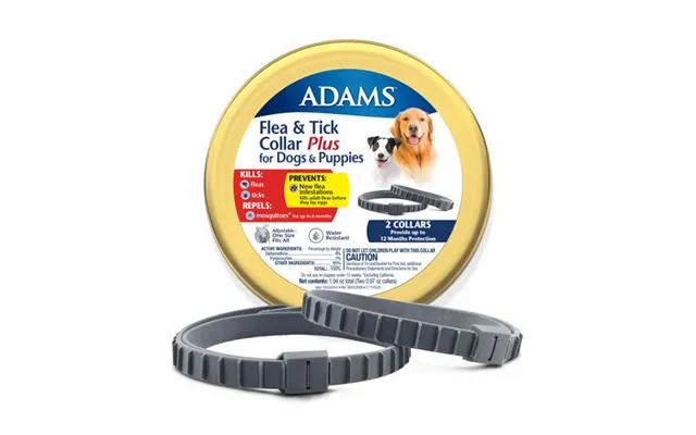 Adams - Flea & Tick Collar Plus For Dogs & Puppies