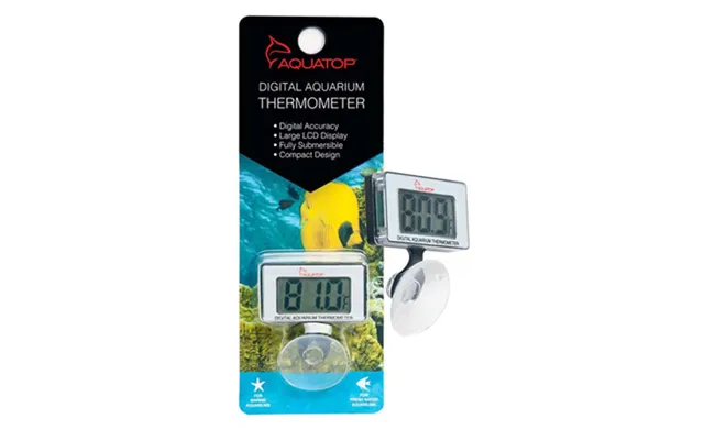 Aquatop - Aquatop Submersible Digital Aquarium Thermometer With Suction Cup Mount