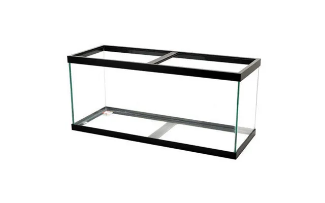 Aqueon - Standard Glass Rectangle Aquarium Black Silicone