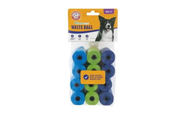Arm & Hammer - Arm And Hammer Dog Waste Refill Bags Fresh Scent Assorted Colors
