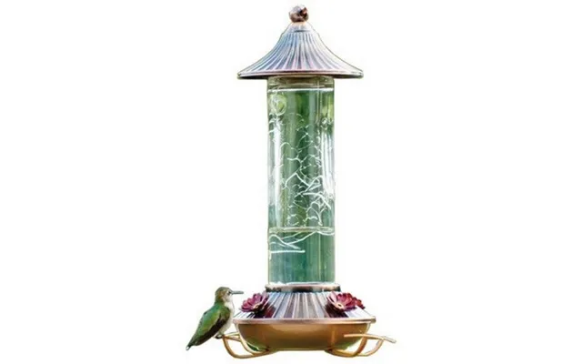 Audubon - Embossed Glass Hummingbird Feeder