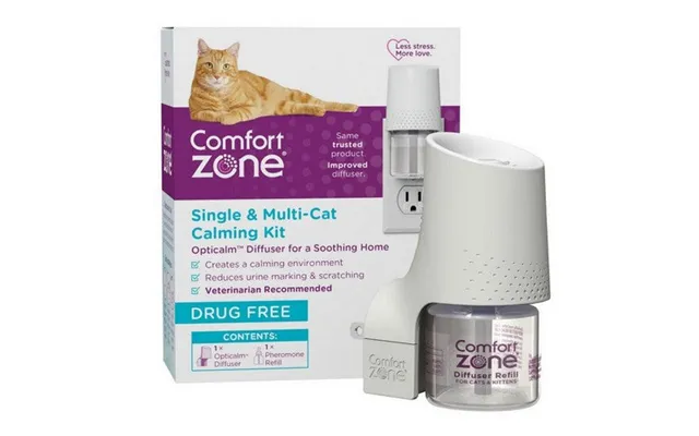 Comfort Zone - Comfort Zone Single & Multi-cat Calming Kit For A Soothing Home Diffuser Refill